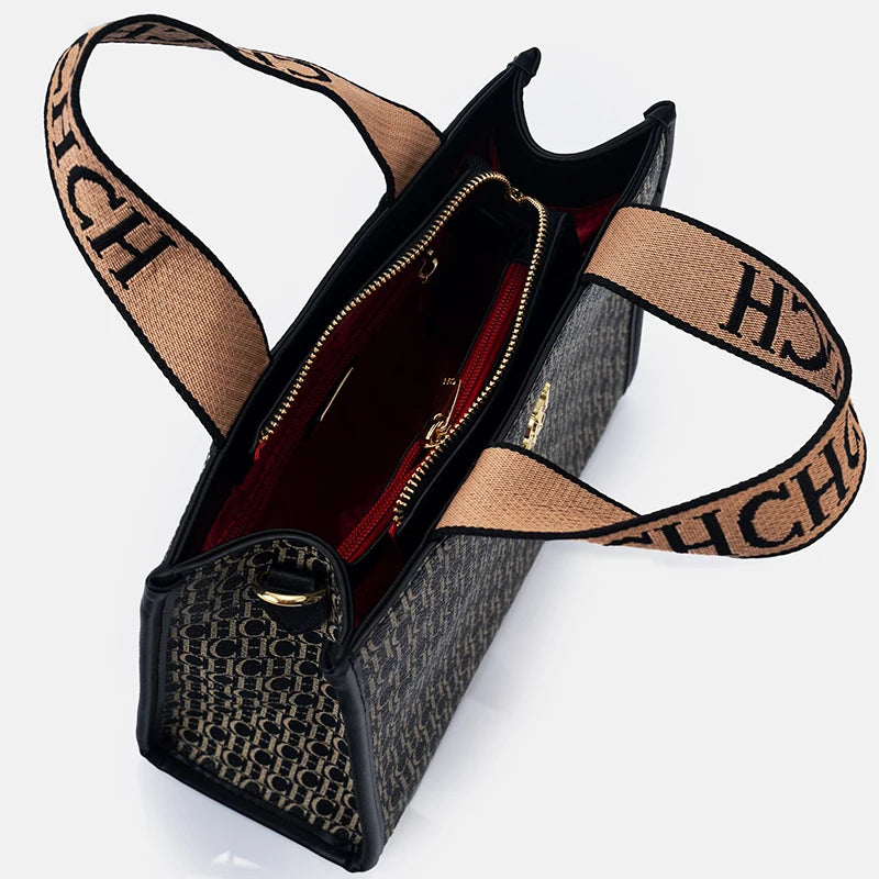 CH Fashion Monogram Print High Quality Metal Logo Casual Light Luxury Brand Designer 2025 New Women's Handbag